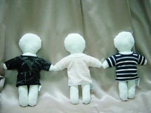 Ｔシャツをドールに着せてみました